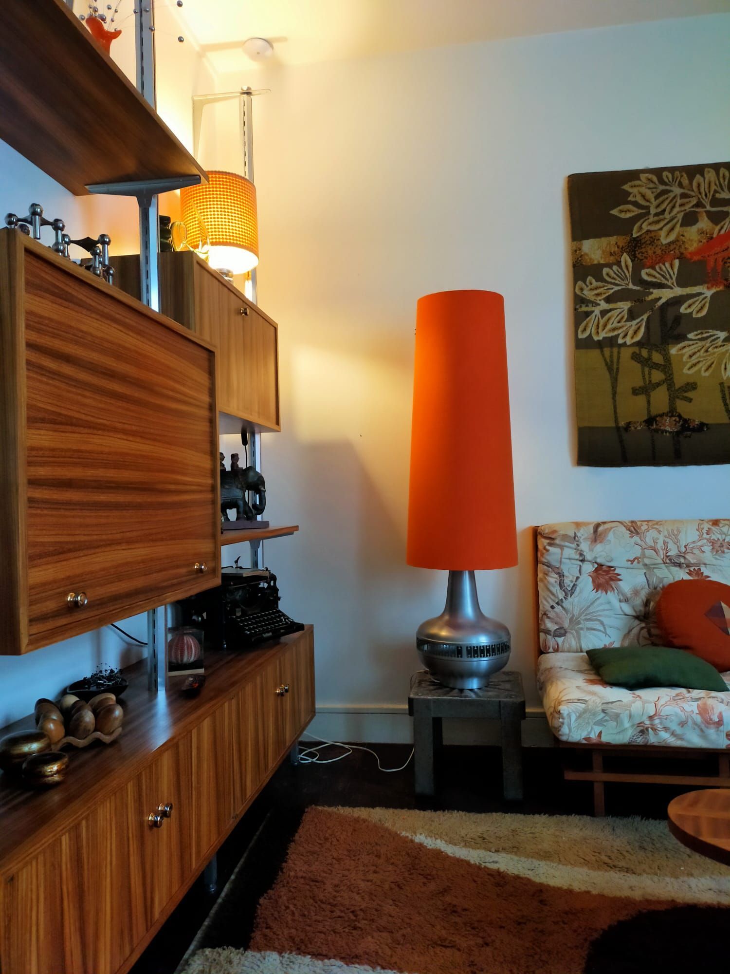 Abat-jour orange