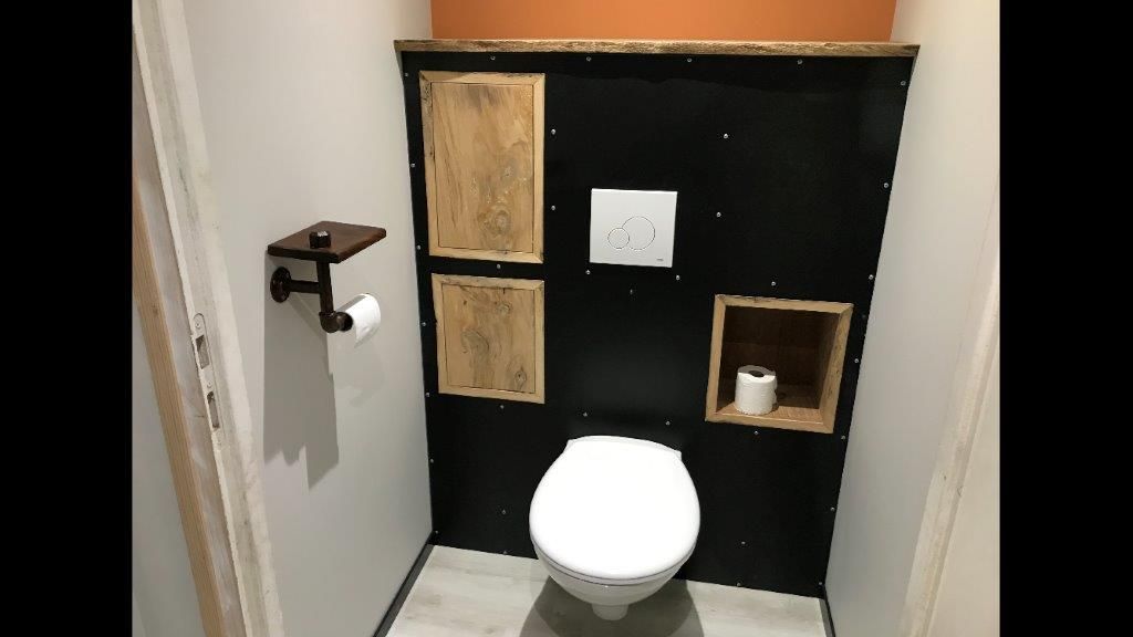 Mobilier de salle de bain fait sur-mesure 