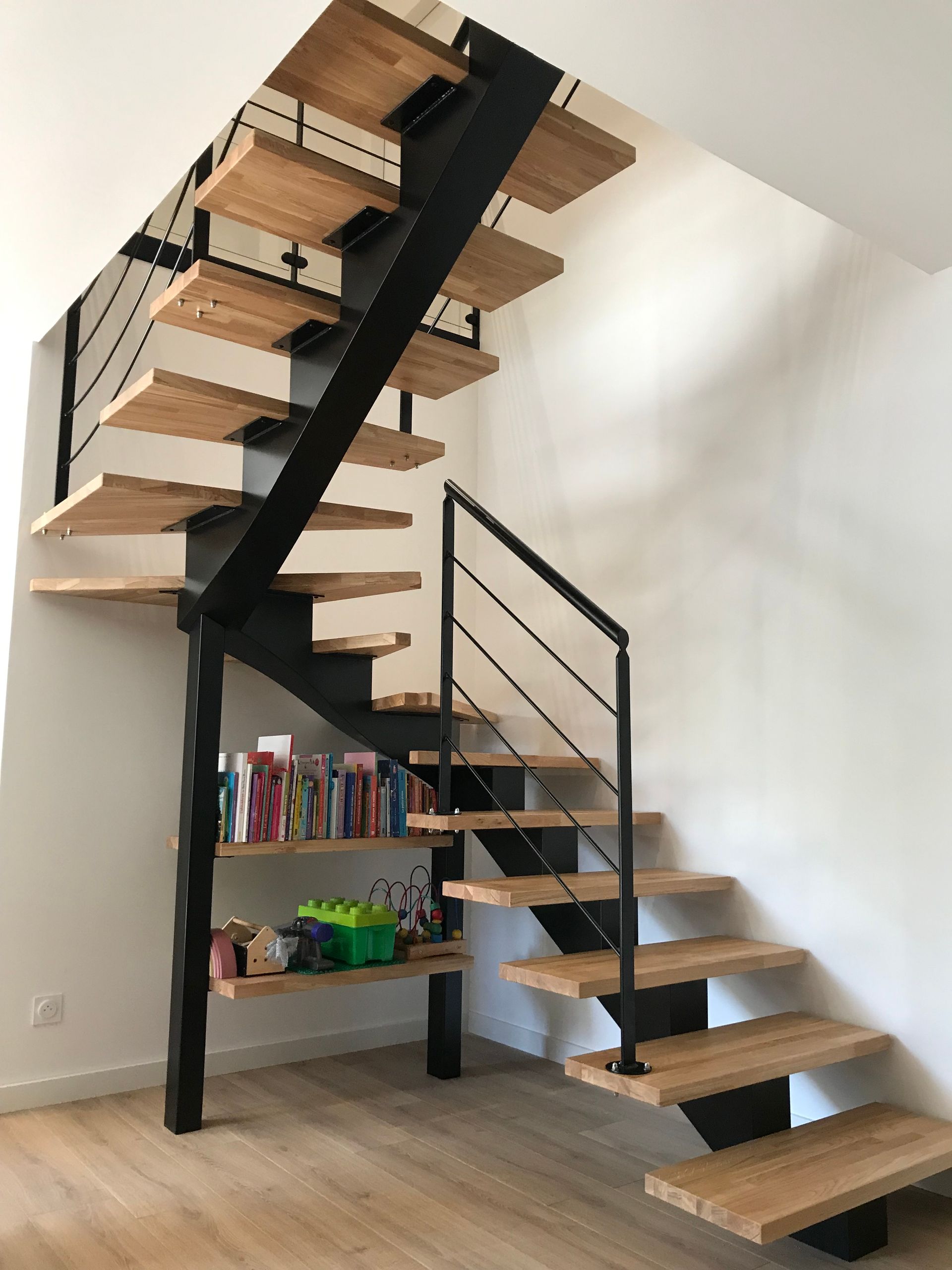 Escalier deux-quart-tournant