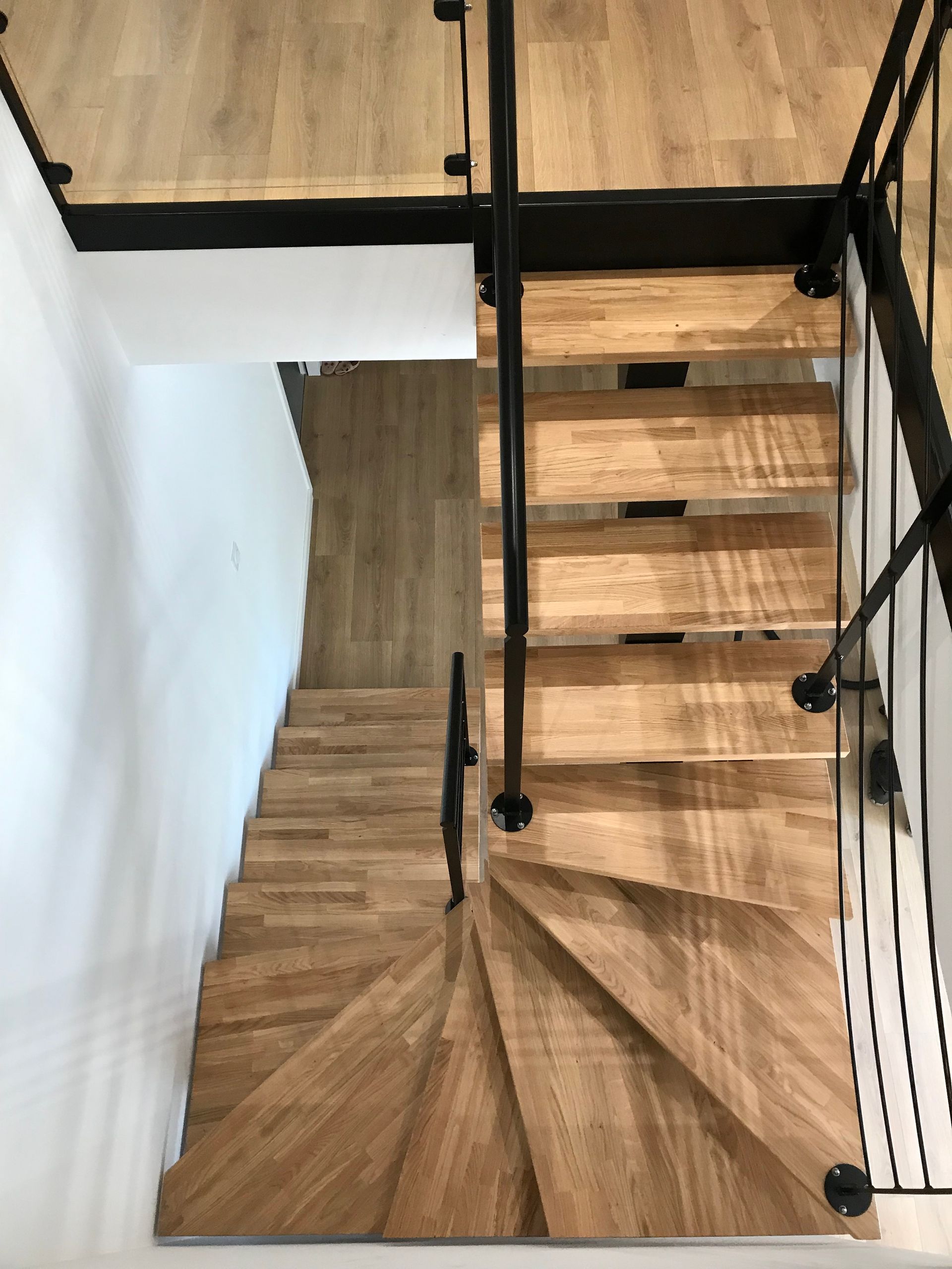 Escalier en colimaçon vu du haut 