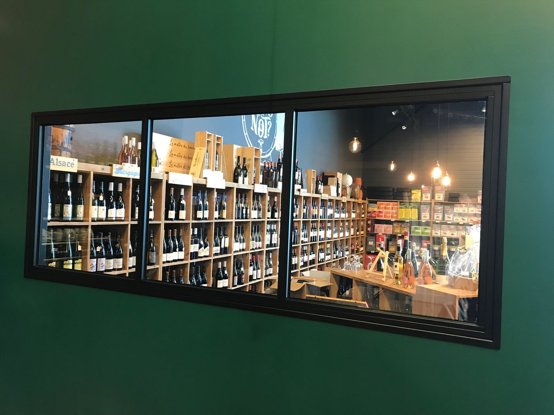 Fenêtre interieure chez un professionnel 