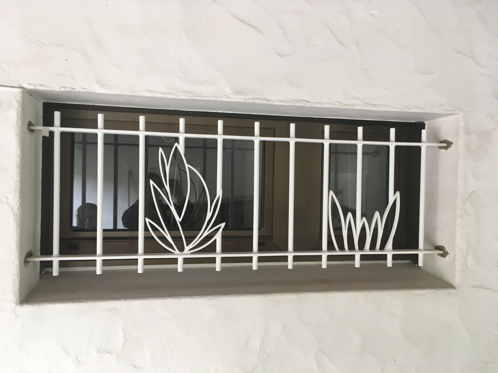 Grille en fer forgé