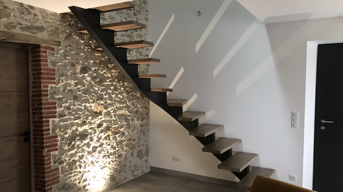 Escalier débillardé RB Projet Métal