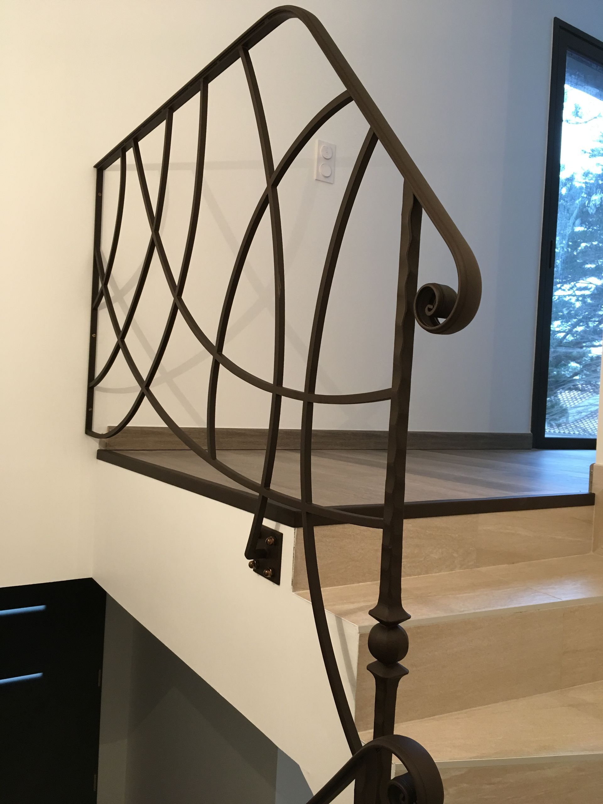 Garde-corps trémie d'escalier RB Projet Métal