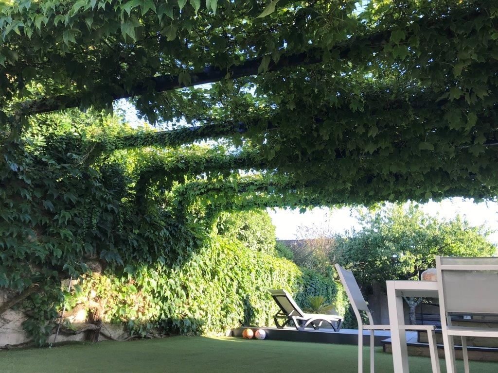 Pergola végétale 