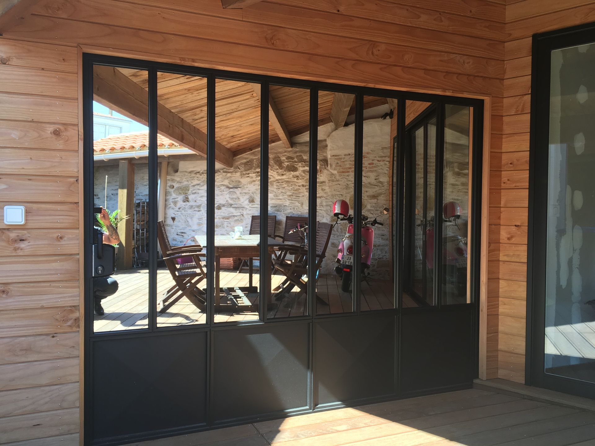 Verrière portail miroir RB Projet Métal