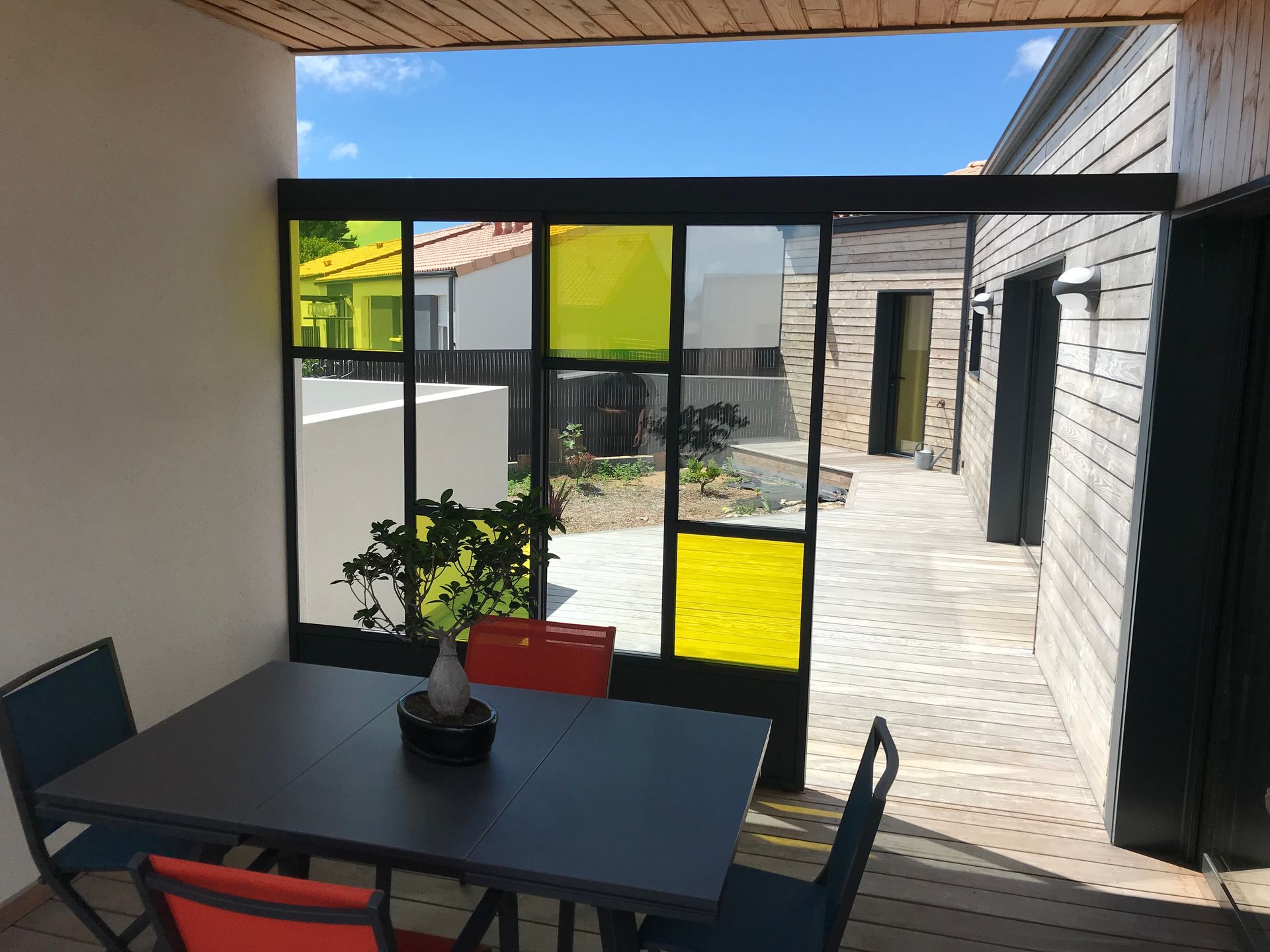 Porte verrière coulissante RB Projet Métal