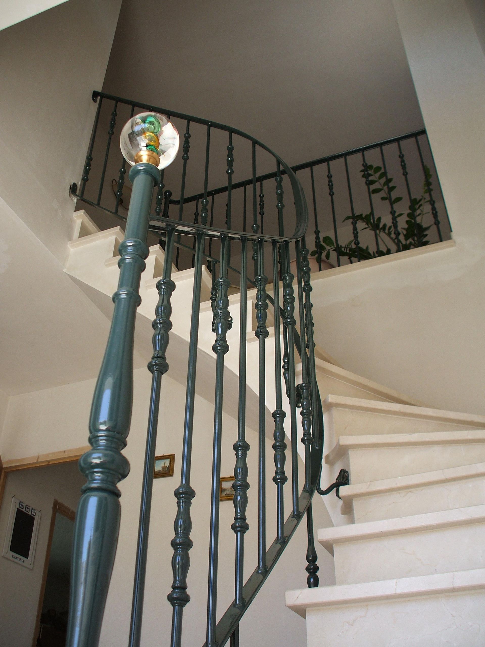 Rampe d'escalier débillardé RB Projet Métal