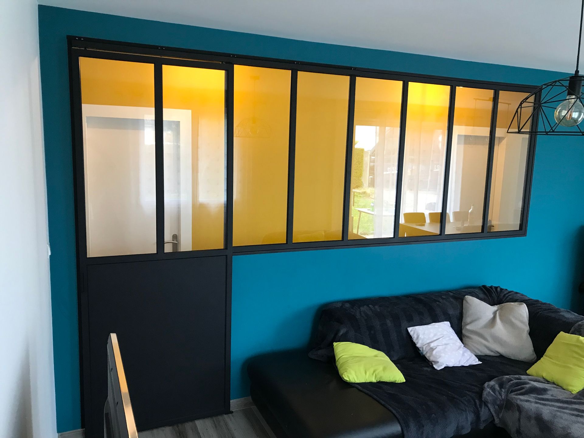 Verrieère + porte séparation couloir RB Projet Métal