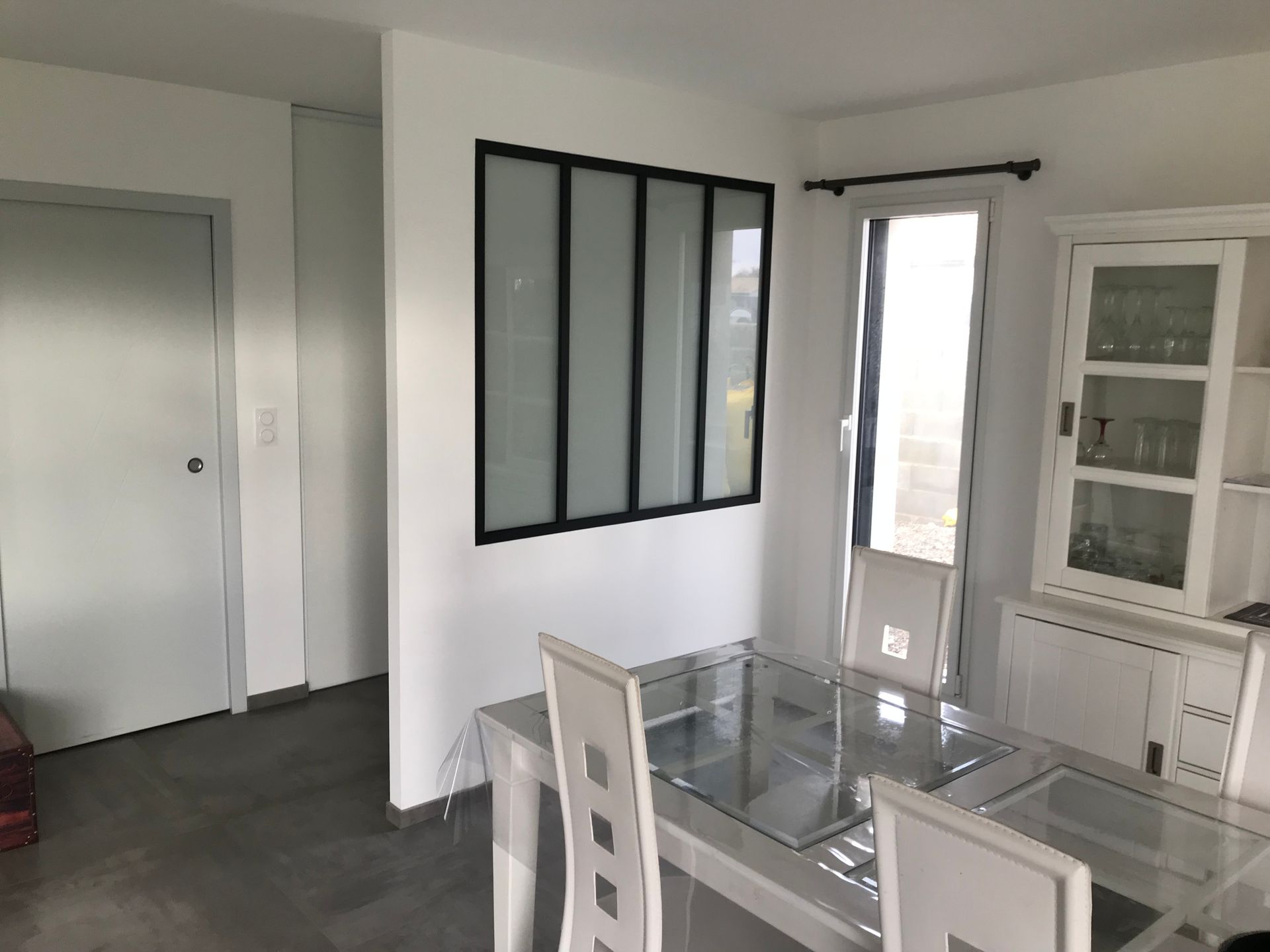 Verrière avec vitrage opaque RB Projet Métal