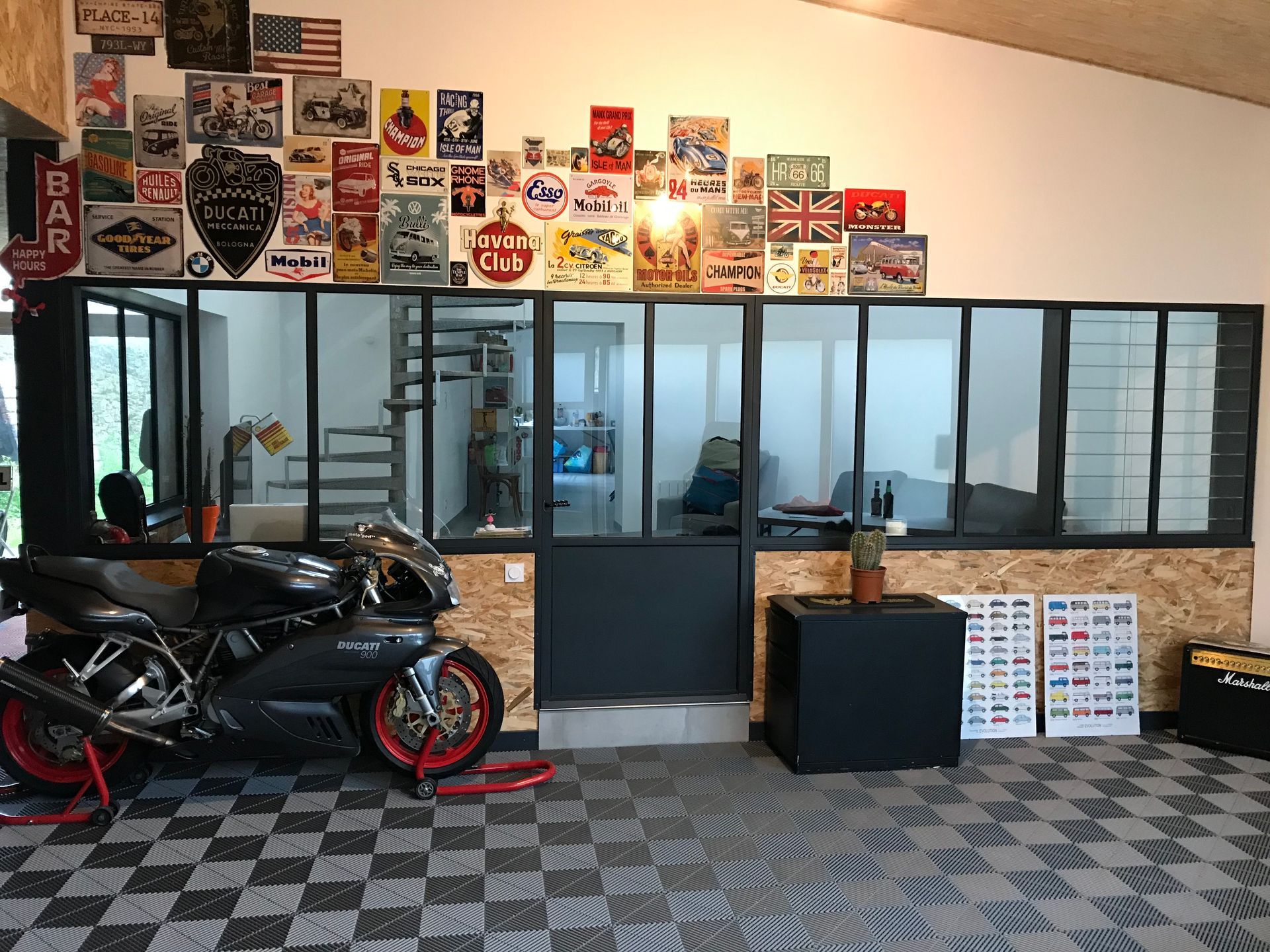 Verrière  garage salon RB Projet Métal