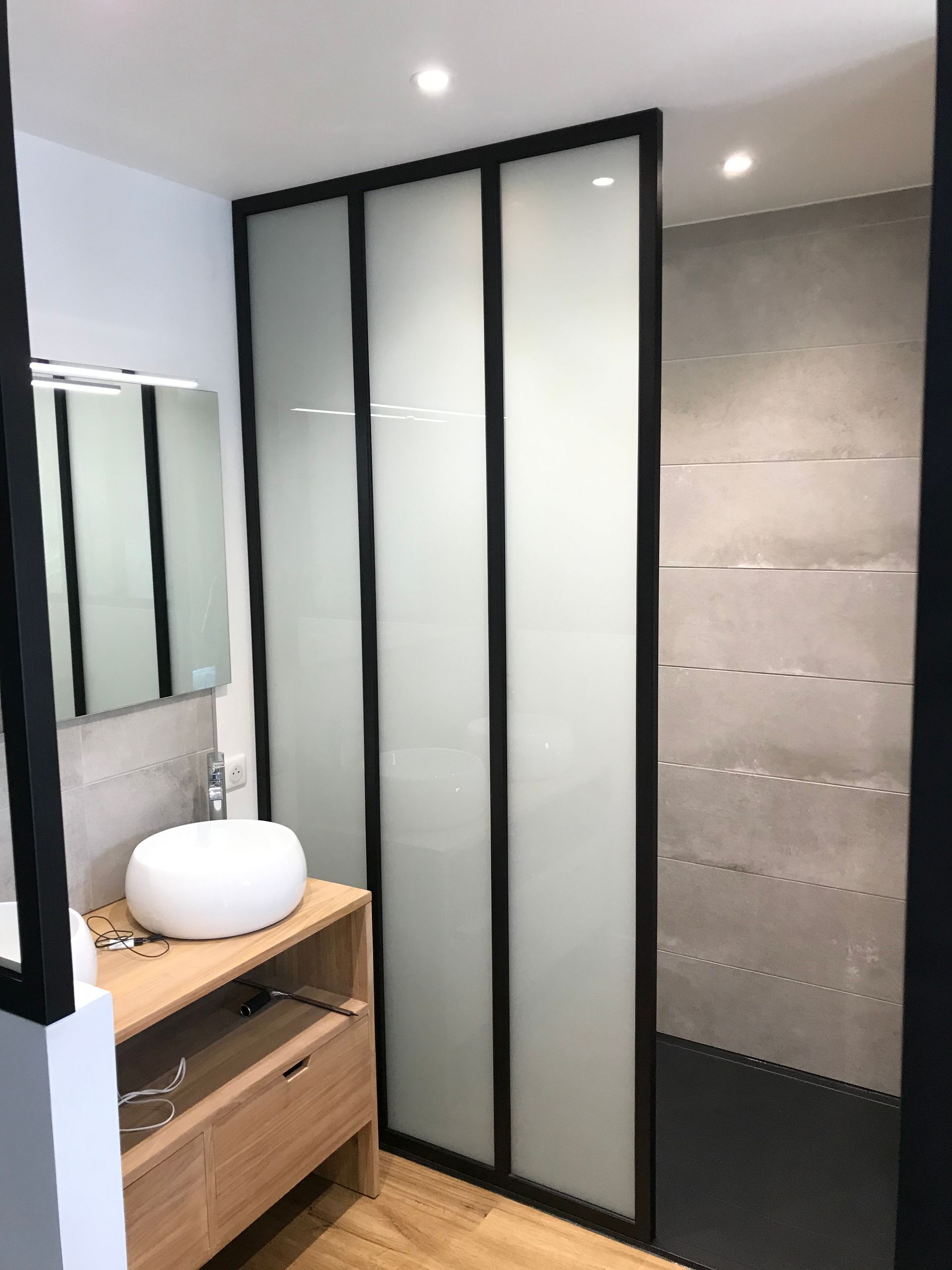 Verrière paroi de douche RB Projet Métal