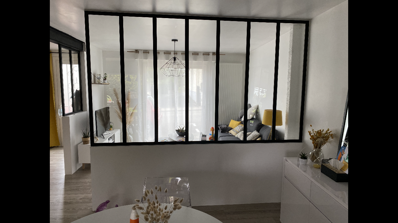 Verrière sur muret RB Projet Métal