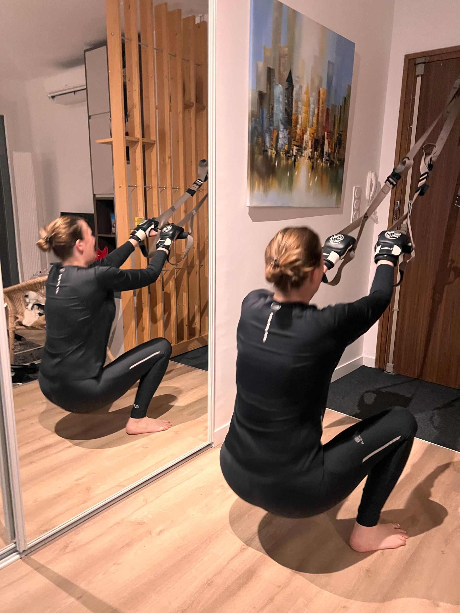 Coach avec une cliente chez elle