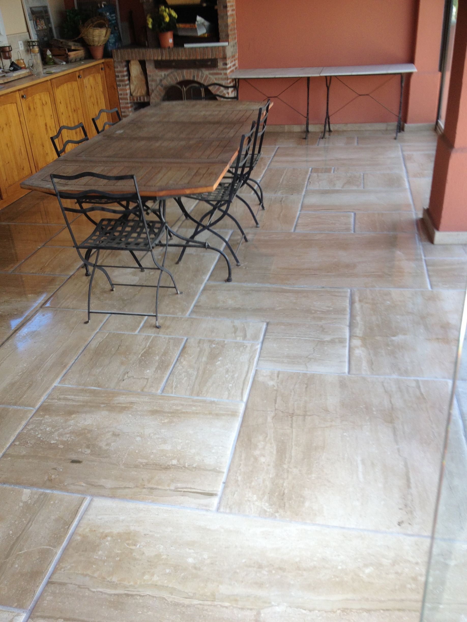 Pierre naturelle terrasse