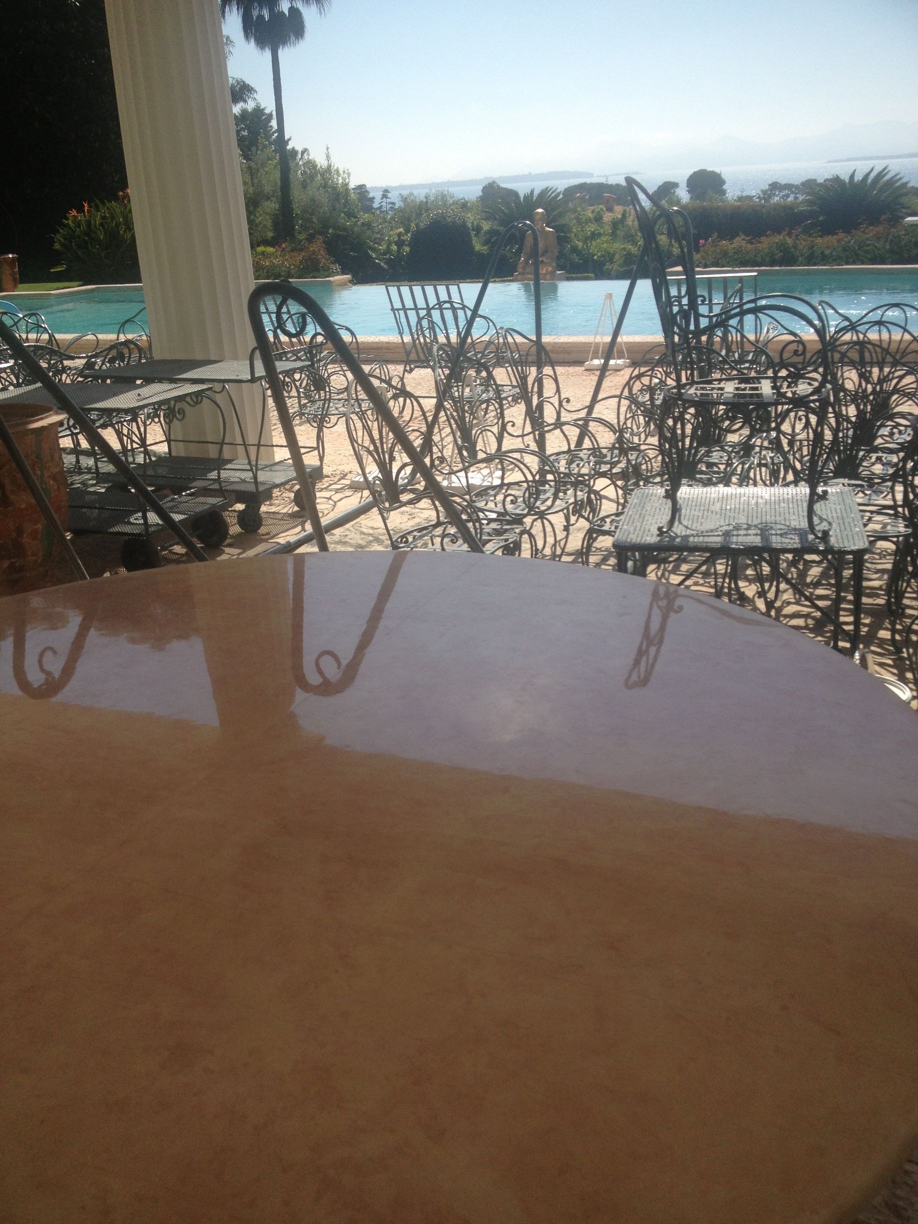 Rénovation de marbre sur table