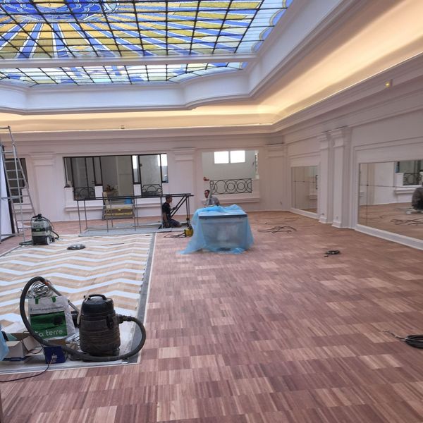 Vitrification de parquet