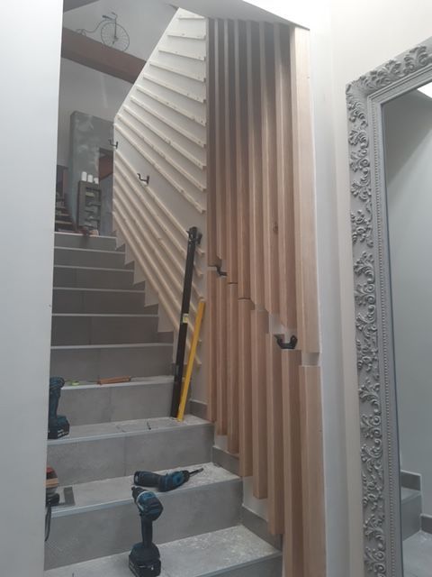 Décoration de cage d'escalier