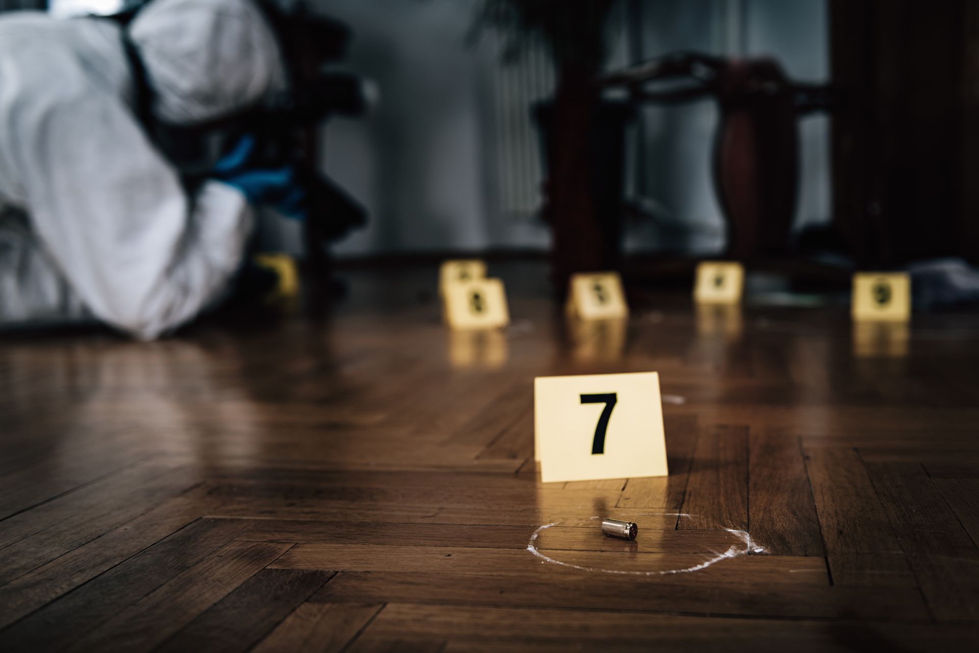 Une scène de crime