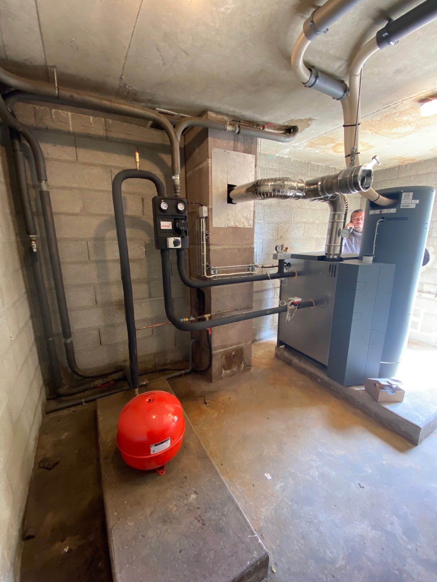 Chaufferie à granulés