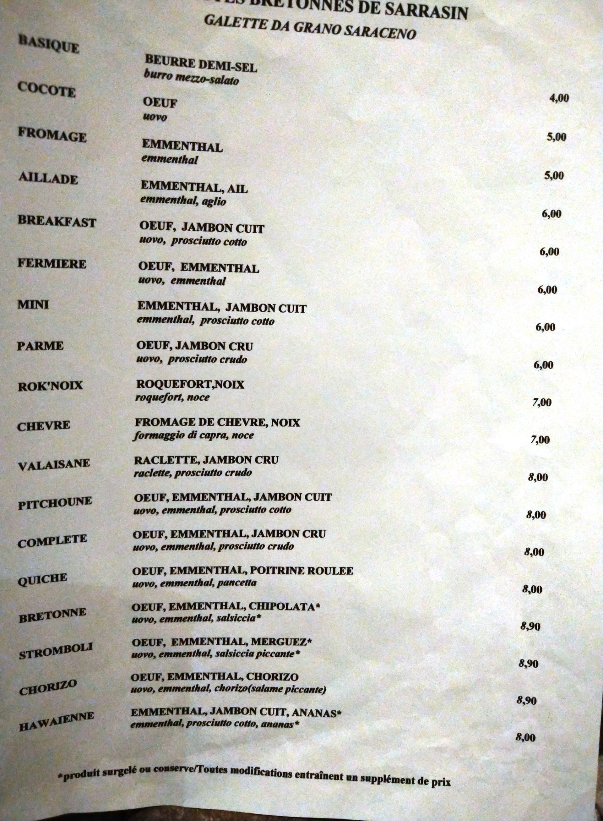 Les crêpes salées au sarrasin