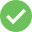 Rond vert avec coche déroulé de chantier