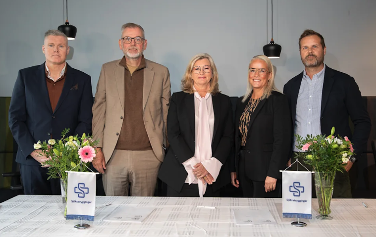 Kristján Jón Jónatansson, framkvæmdastjóri Klínikunnar, Sigurður Helgi Helgason, forstjóri Sjúlkratr