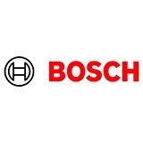 El logotipo de Bosch es rojo y negro sobre un fondo blanco.