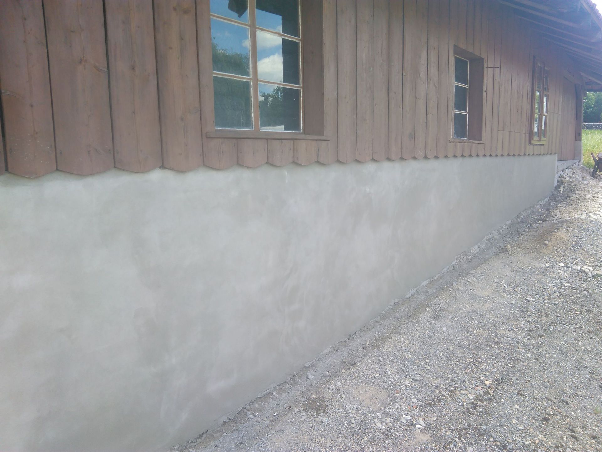 Sanierung/Verputz Stampfbetonwand - Altikon - Gysi Bau GmbH