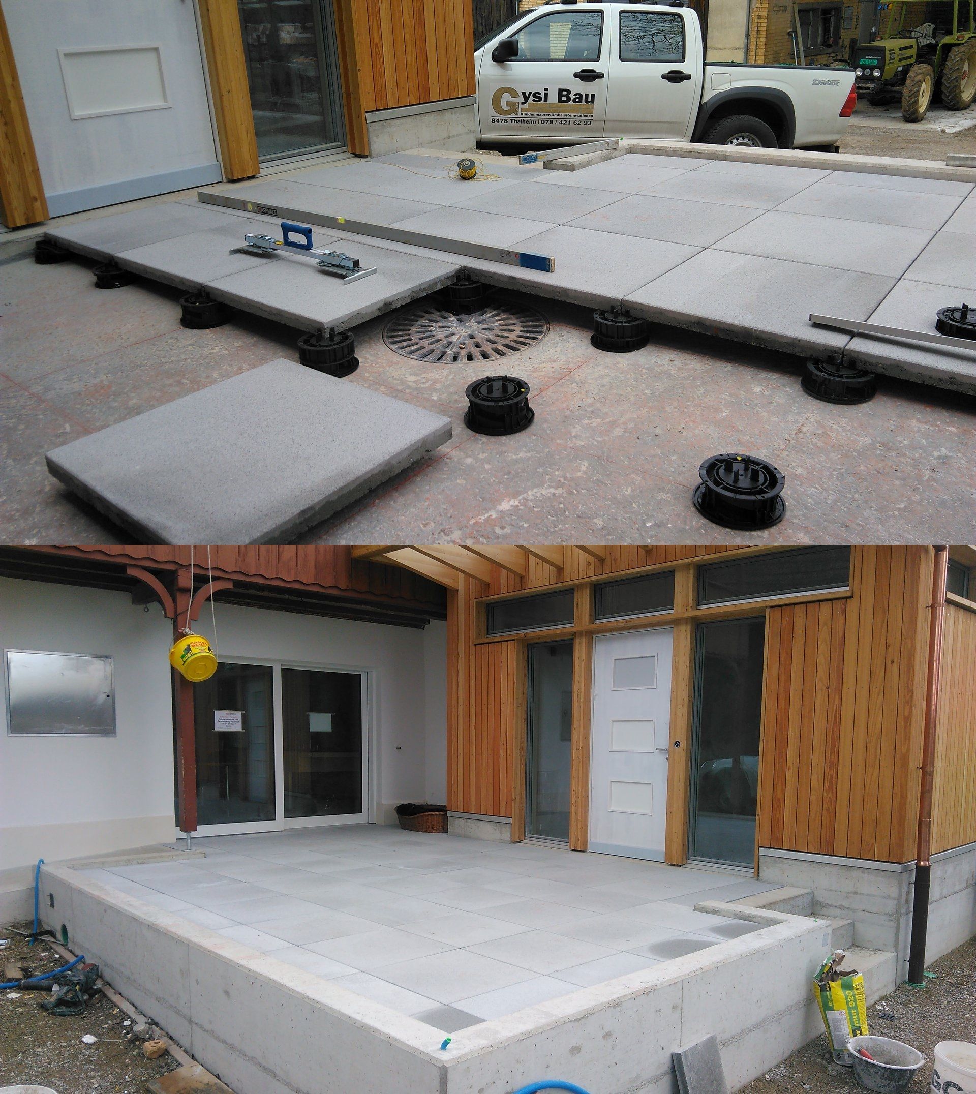 Anbau rollstuhlgängiger Sitzplatz - Thalheim an der Thur - Gysi Bau GmbH