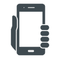 Icon Smartphone in Hand