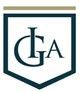 Logotipo: Escudo verde azulado con las letras "IGA". Una fina l&iacute;nea marr&oacute;n en la parte superior.
