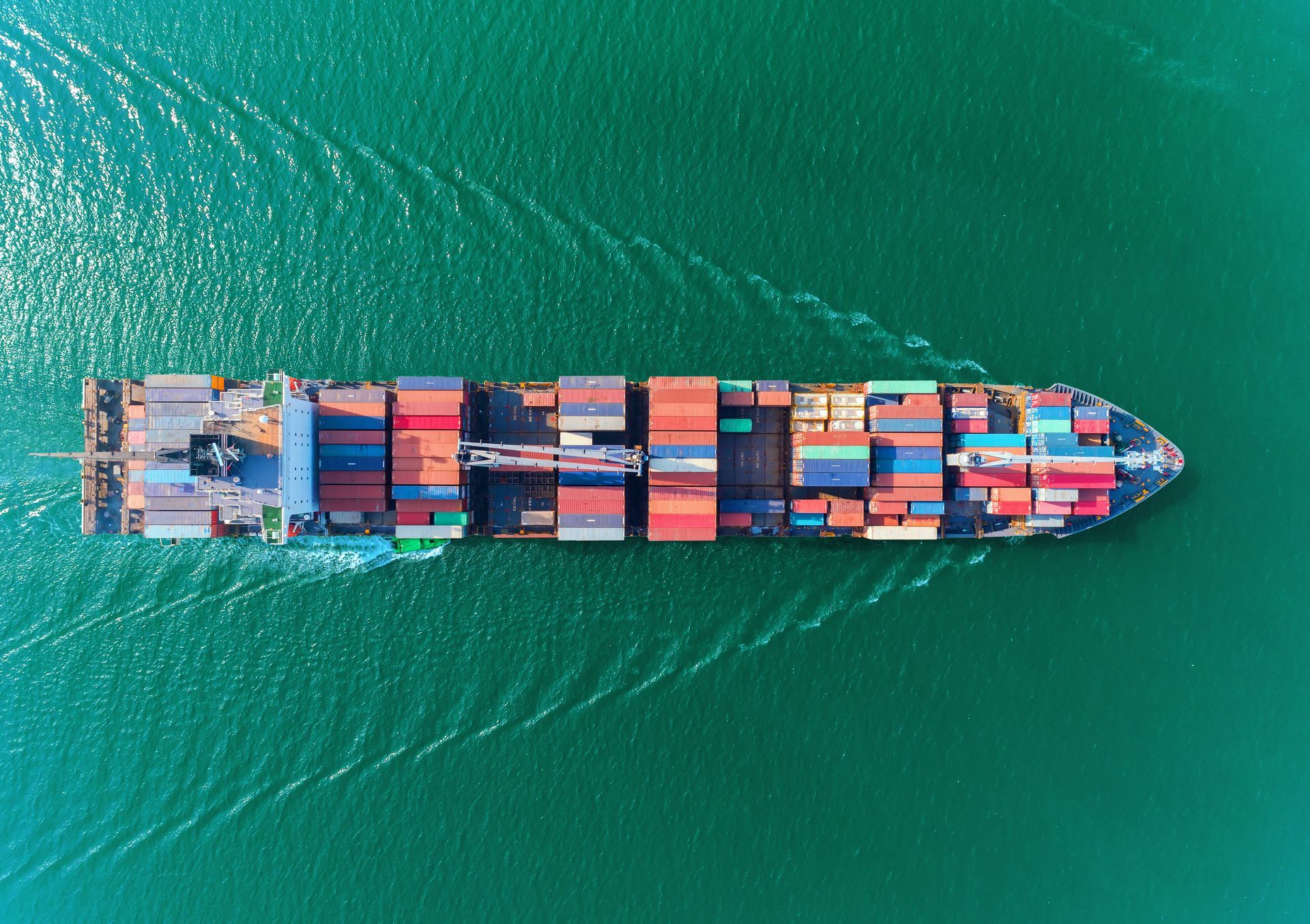 Cargo vu de dessus