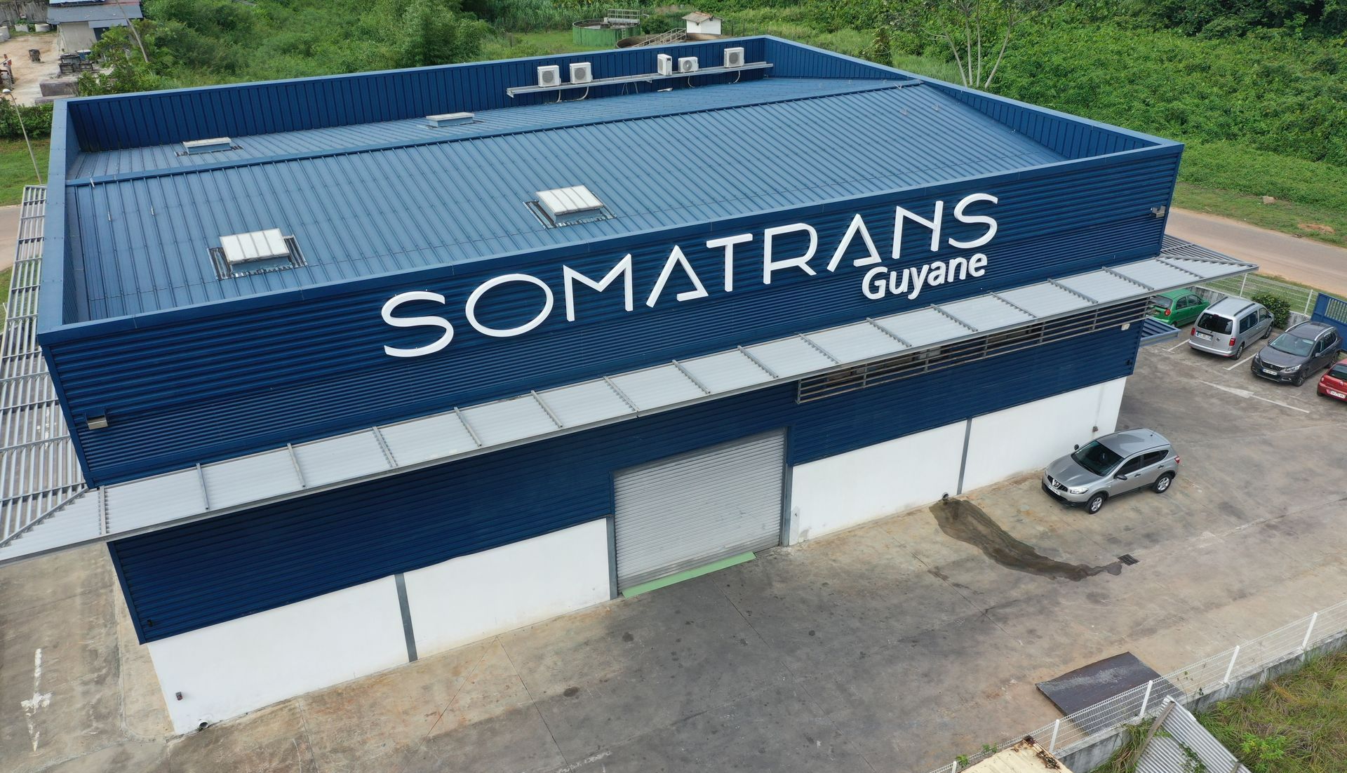 Entrepôt de stockage SOMATRANS en Guyane
