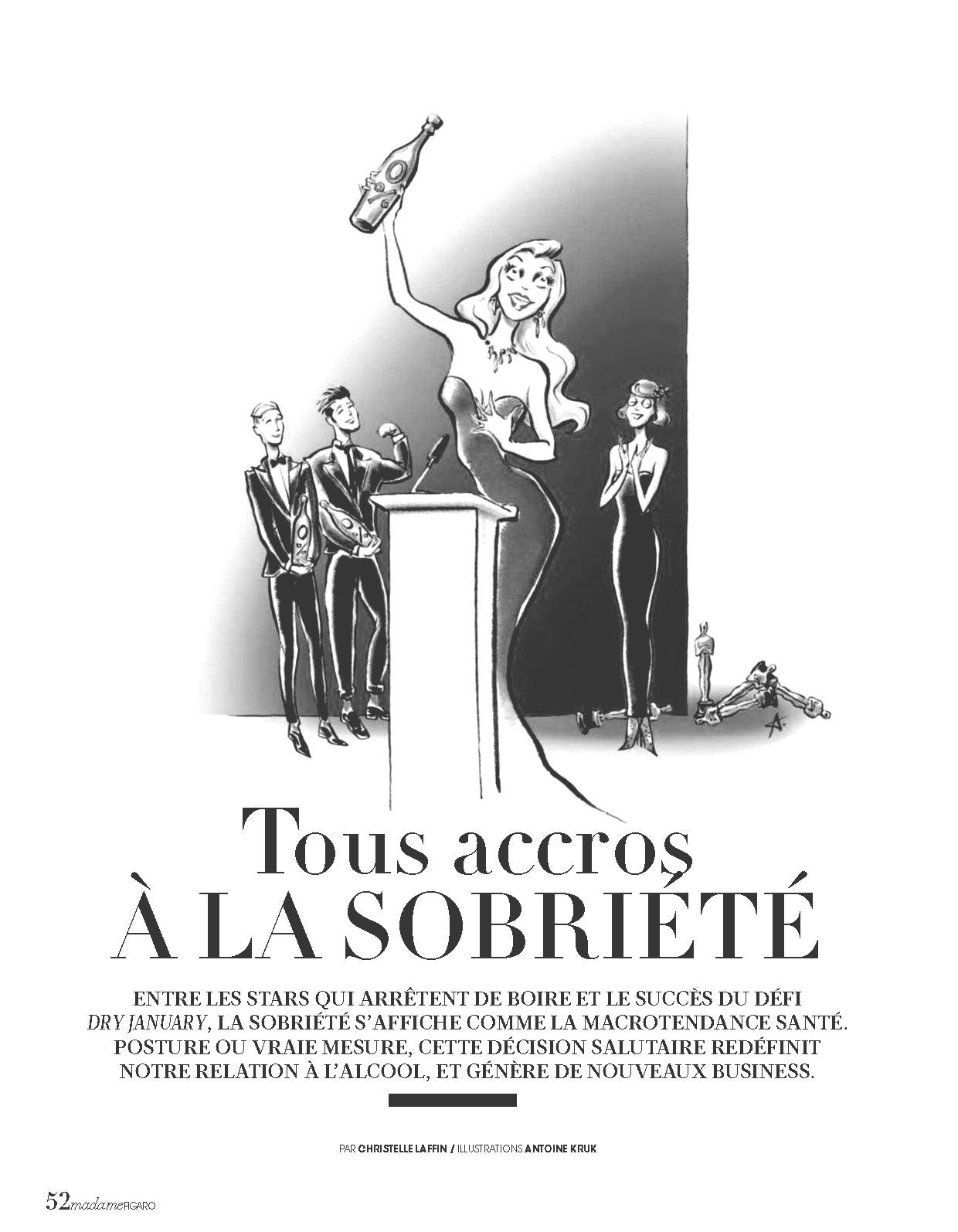 Article Madame Figaro 01/22