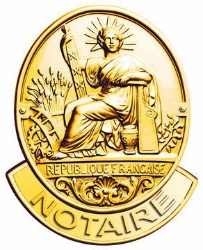Emblème notarial français