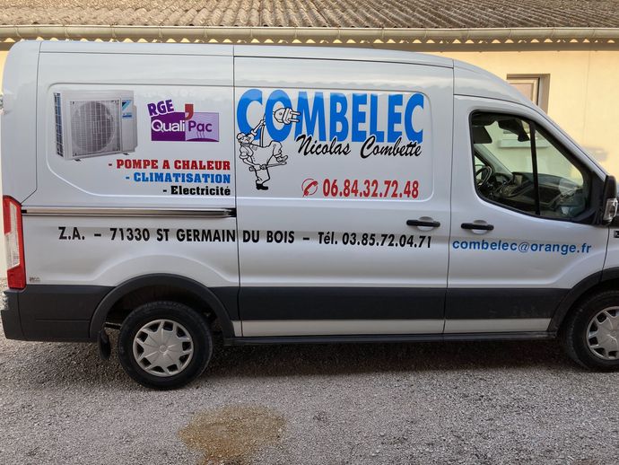 Le camion de la société