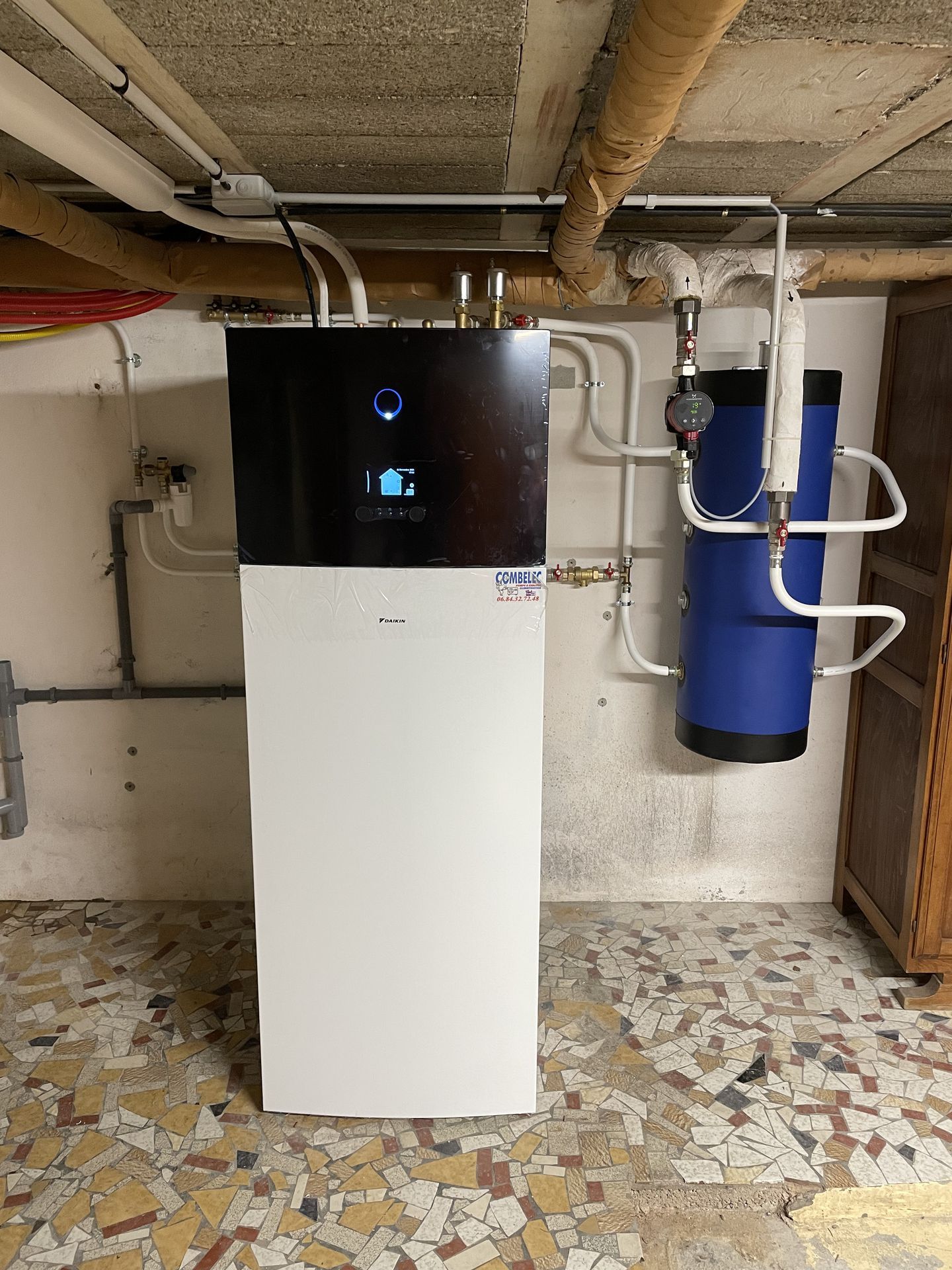 Une installation de chauffe-eau