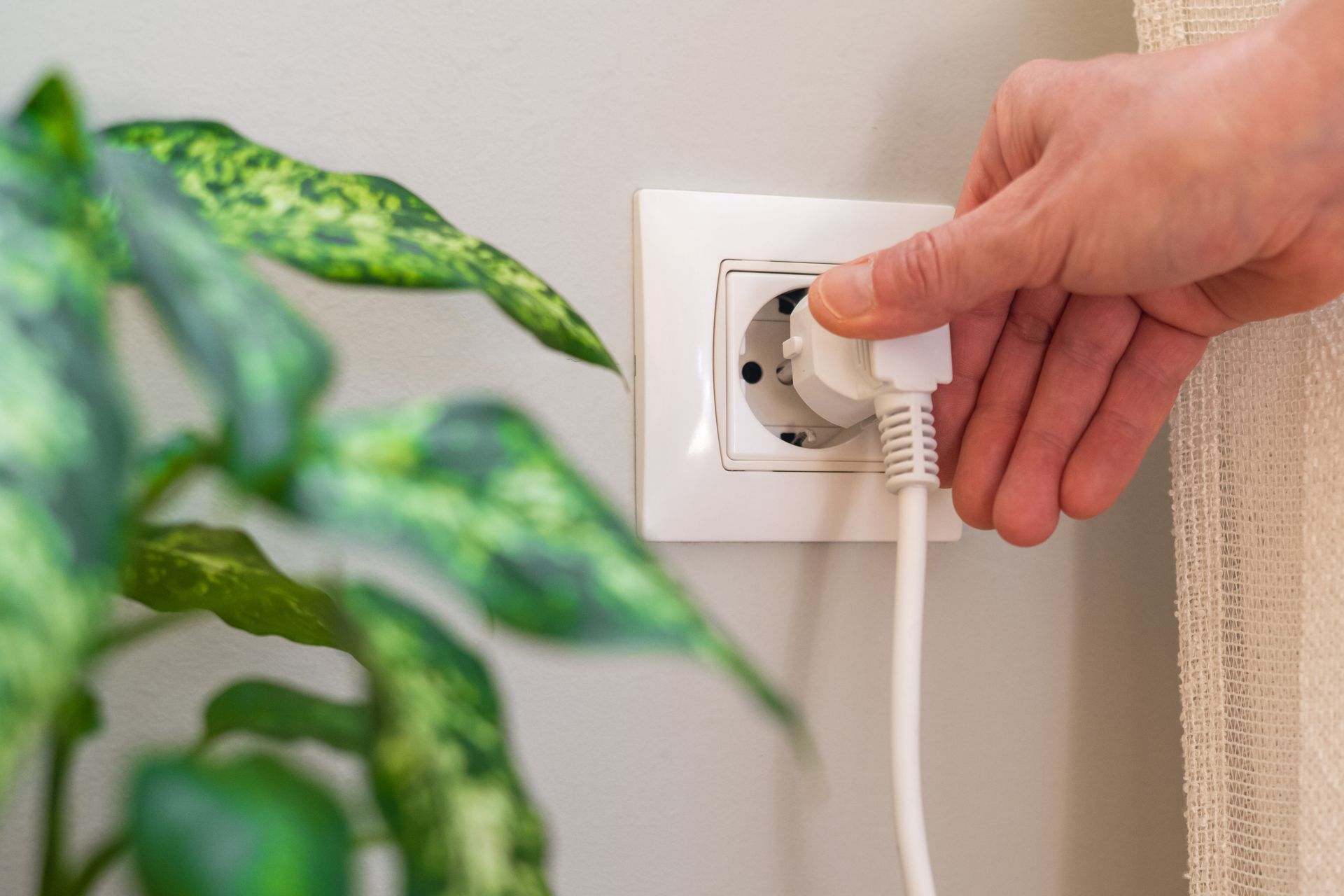 Une prise électrique