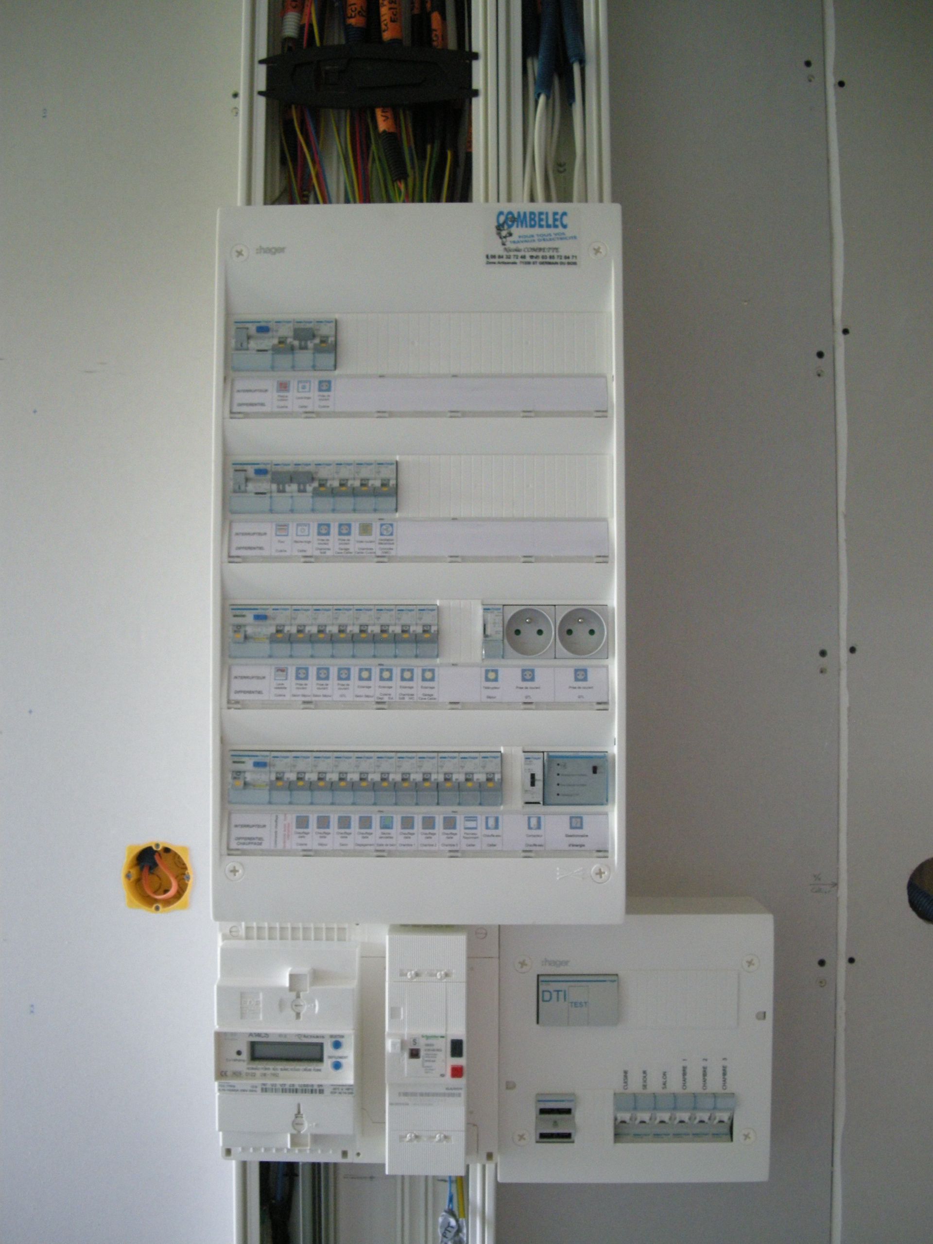 Un tableau électrique