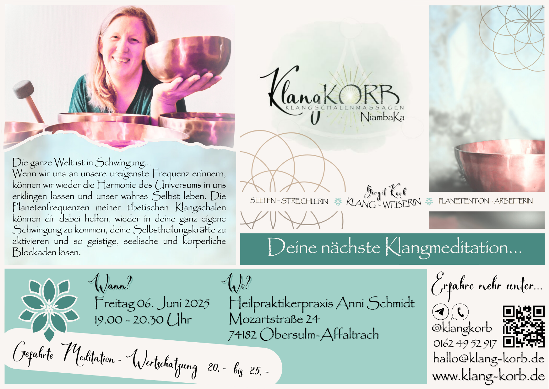 Klangschalen Termine