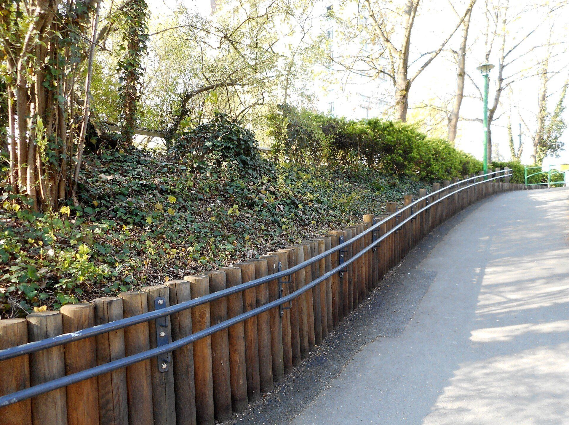 Petit muret de soutènement