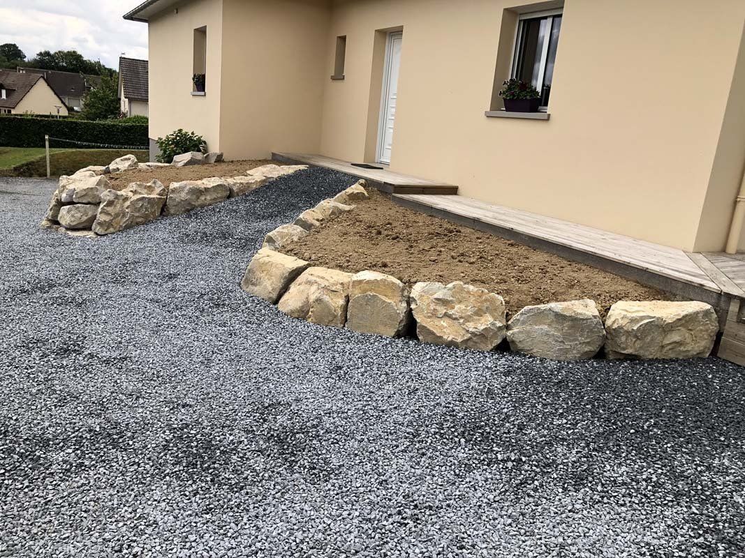 Terrassement de pavillon neuf