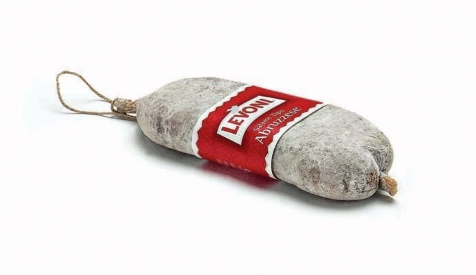 Platte worst Italiaans