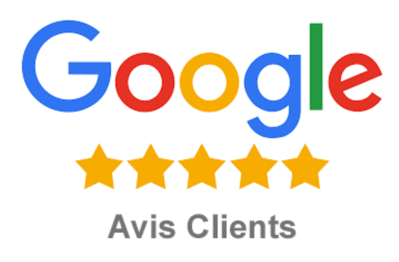 Avis google avec 5 étoiles