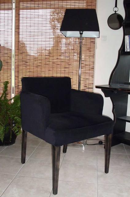 Le Dé en Or tapissière à Lesneven, après réfection.