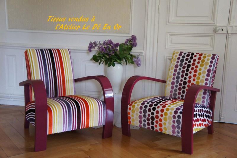 Le Dé En Or, réfection de fauteuils à Lesneven, dans le Finistère.