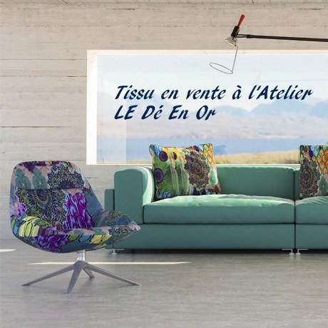Le Dé en Or, tapissier, vente de tissus.