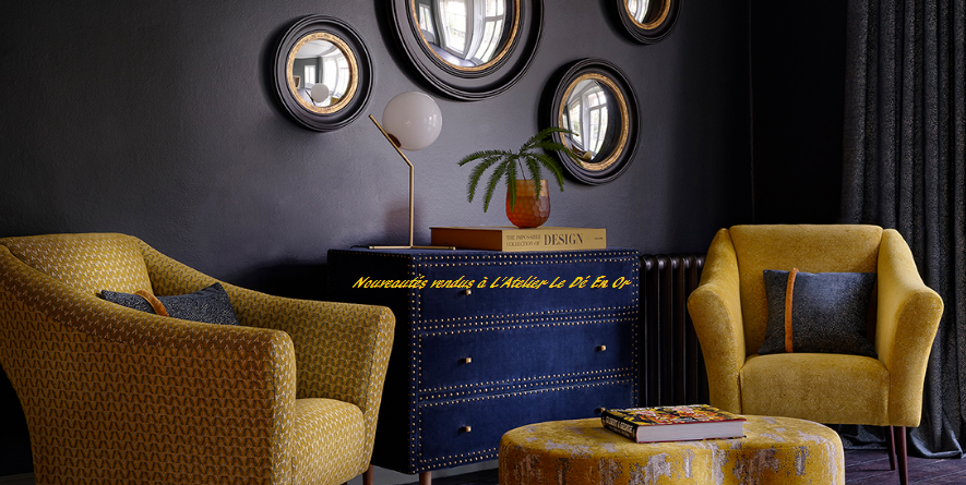 Nouvelles collections vendus à l'atelier Le Dé En Or.