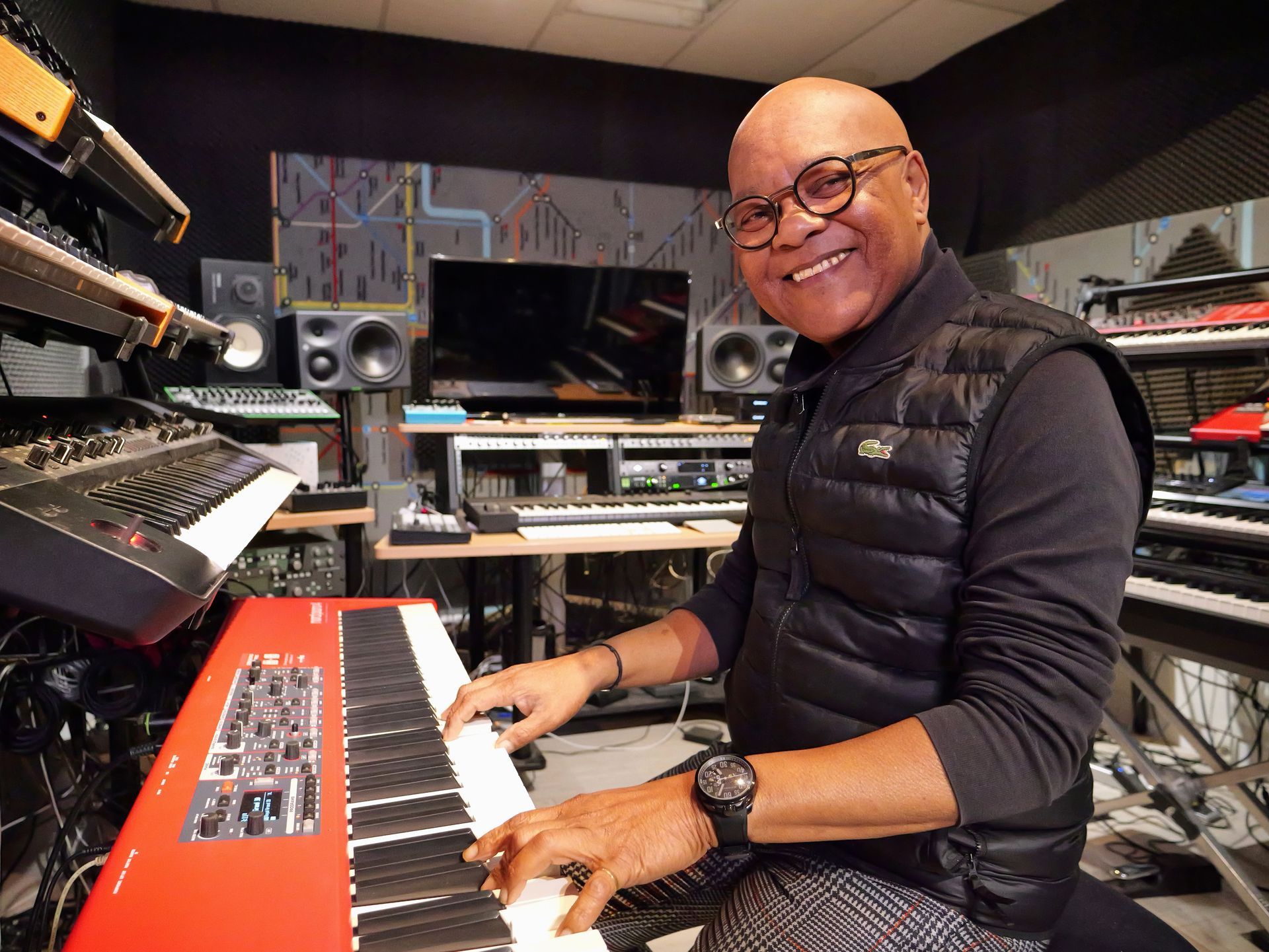 Mario Ramsamy au clavier